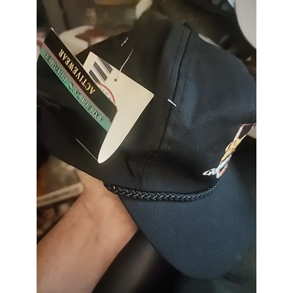 Tournament Apparel Vintage Miller Genuine Draft Rope‎ Cap Hat Black New